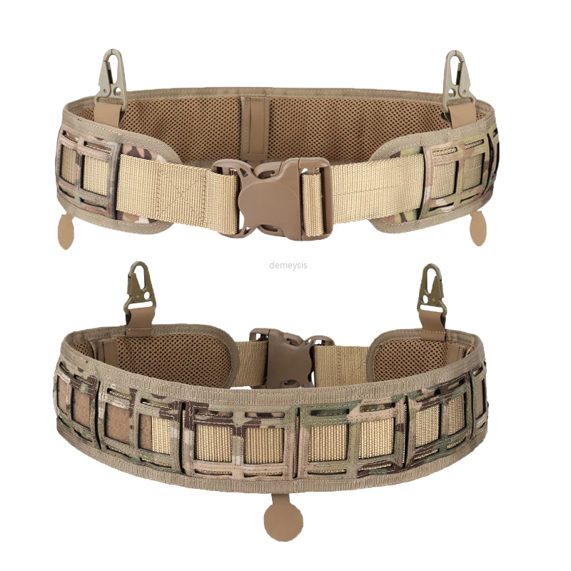 

Molle Tactical Belt Wasit Support Adjustable Army Military Waist Belt Girdle Soft Padded Shooting Hunting Outer Waist Belts