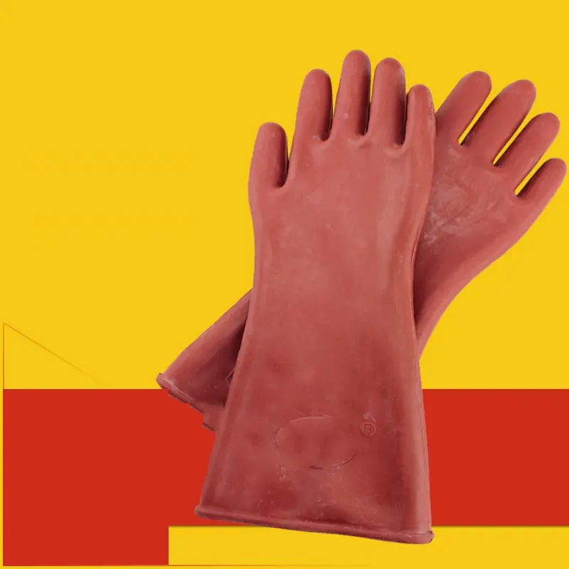 12KV insulated gloves prevent electric live working labor special