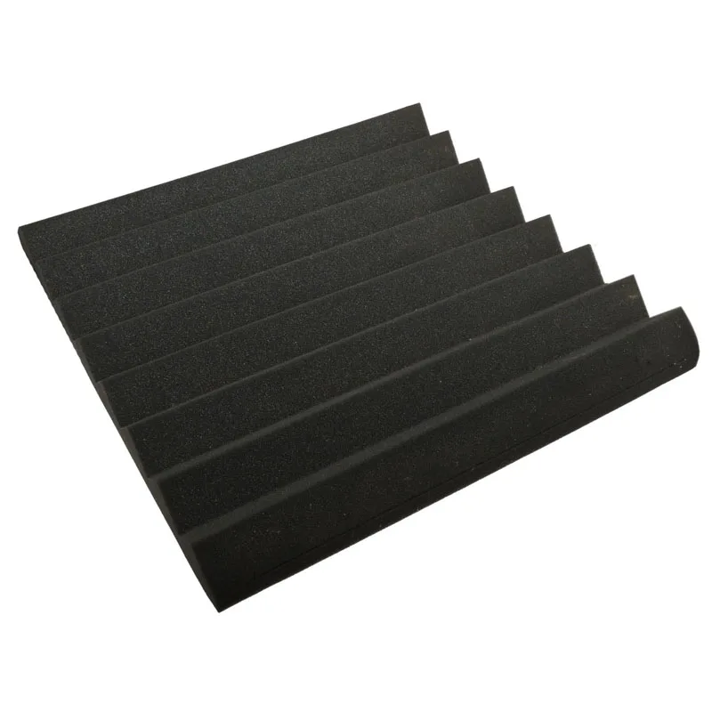 

16Pcs 50x50x5cm High Density Soundproofing Foam Black for Sound Treatment Studio Room Absorption Wedge Tiles Polyurethane foam