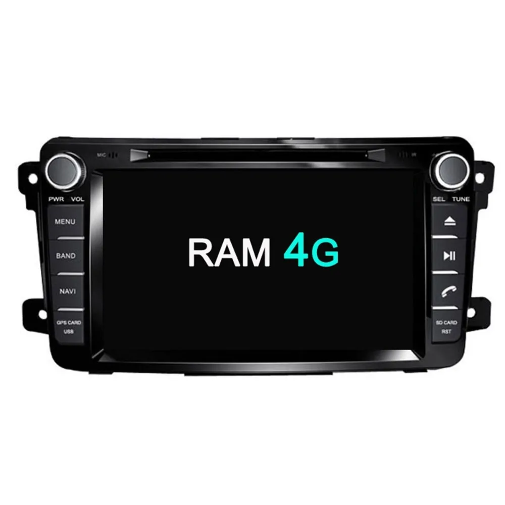 Автомобильный DVD-плеер 2Din Android 8 0 для Mazda CX9 типоразмер 2DIN GPS-навигация 4 Гб ОЗУ 32 ПЗУ