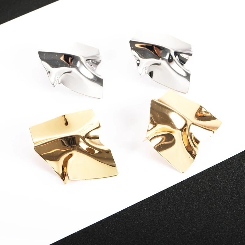 Temperament mirror earrings (5)
