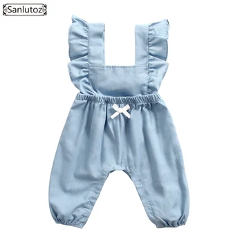 

Sanlutoz Cotton Unisex Baby Bodysuits Fashion Ruffle Bodysuits for Baby Girls Newborn Winter Toddler Clothing with Bow