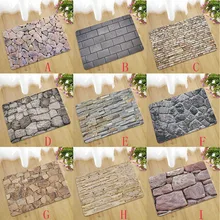 Имитация плитки кирпича коврик для спальни кухня напольный коврик нескользящий коврик для ванной коврик для двери ковер искусственный пол коврик полиэстер 40x60 см