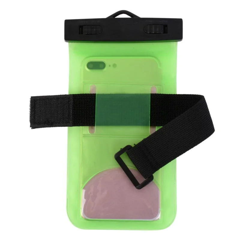 

Swimming bolsos Waterproof Underwater Pouch Phone Case bolsas Screen Cell Phone Armband bolsa with Strap for 1-5.7 inches Phone