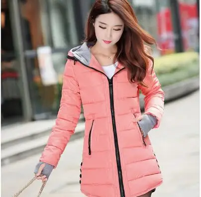 

2018 New Windproof Waterproof Winter Jacket Women Coat Female Padded Coat Long Section Women Coat Windbreaker Parka