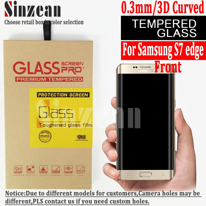 bilder für Sinzean 50 stücke 3D Gebogene vollbild gehärtetem glas Für samsung galaxy S7 rand 3D Gebogene voll gehärtetem glas bildschirm schutz bilder für Sinzean 50 stücke 3D Gebogene vollbild gehärtetem glas Für samsung galaxy S7 rand 3D Gebogene voll gehärtetem glas bildschirm schutz