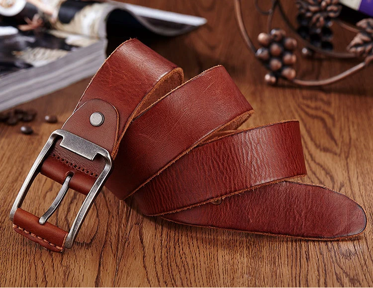 luxury leather belt eather belt for men fashion strap cow skin free ...