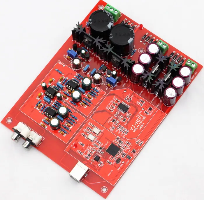 XMOS U8 + WM8741 USB decoder board/home audio DAC board | Электроника