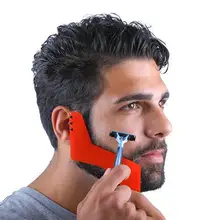 Beard Shaping Tool Fashion Men Perfect Lines Symmetry Beard Shaping Styling Template Stencil Tool