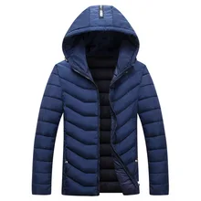 Men Plus Size Winter Parkas 2017 New Warm Hooded Fur Collar Casual Outwear 4 Colors Plus Size M-4XL