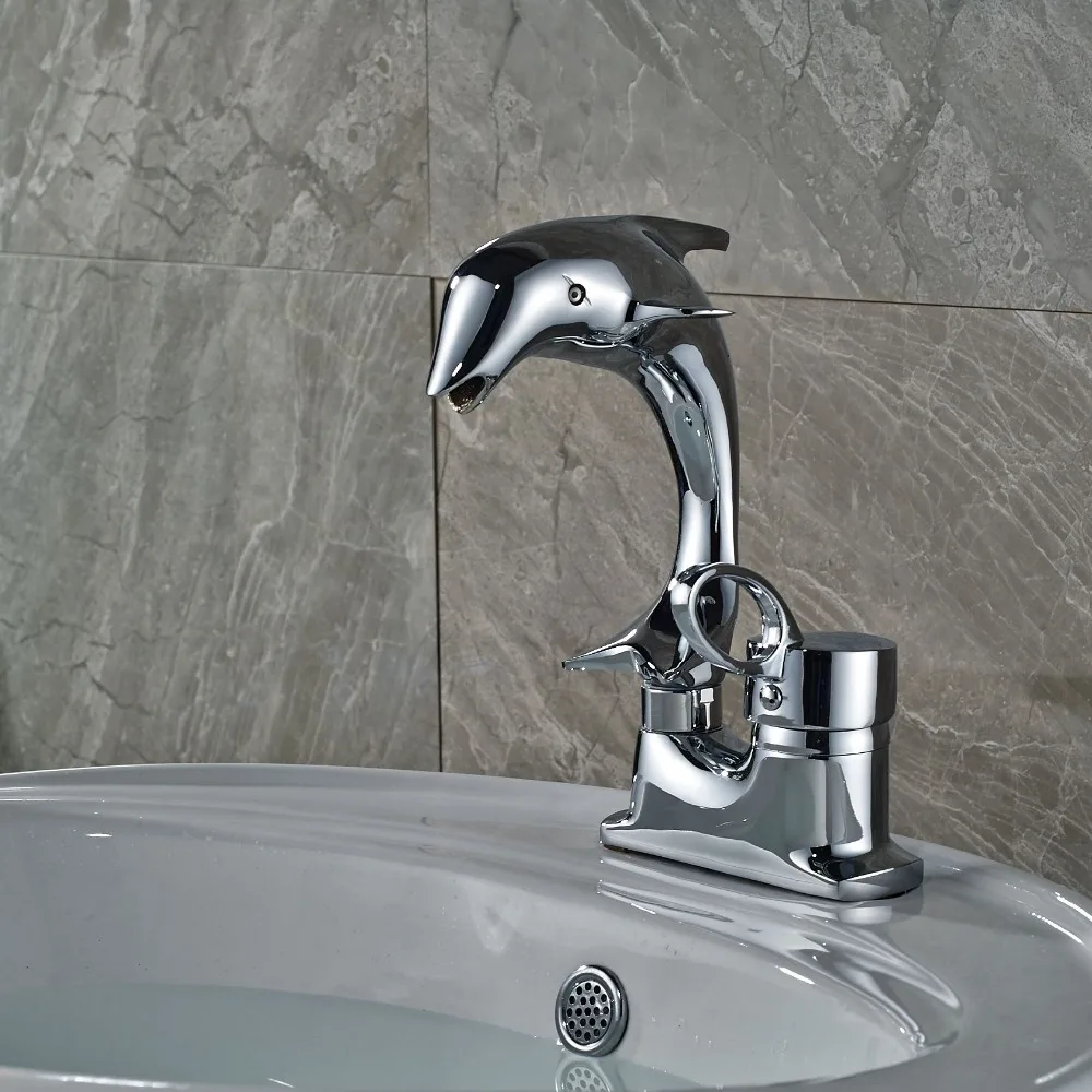 

Chrome Polish Basin Faucet Bathroom Sink Faucet Mixer Tap Deck Mounted