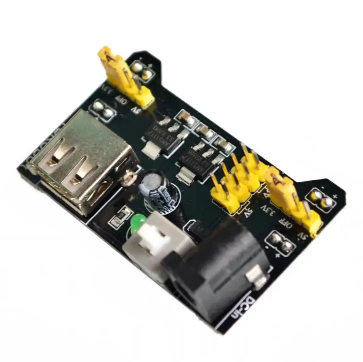 Макетная плата MB102 модуль питания 3 В 5 паяльная для Arduino регулятор напряжения