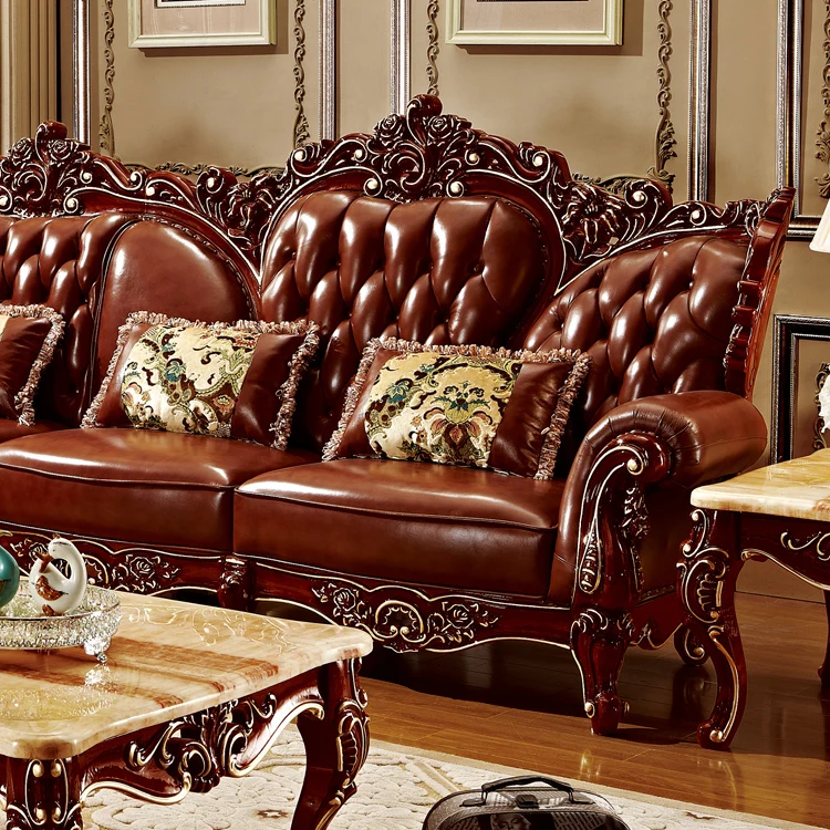 Living room furniture new model sofa sets pictures / home furniture leather sectional sofa - 6811