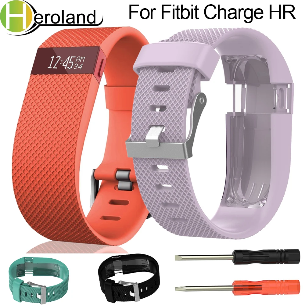de muñeca para Fitbit Charge HR, repuesto de correa de reloj de silicona para Fitbit Charge HR, rastreador de actividad, hebilla de Metal| Correas de reloj| - AliExpress