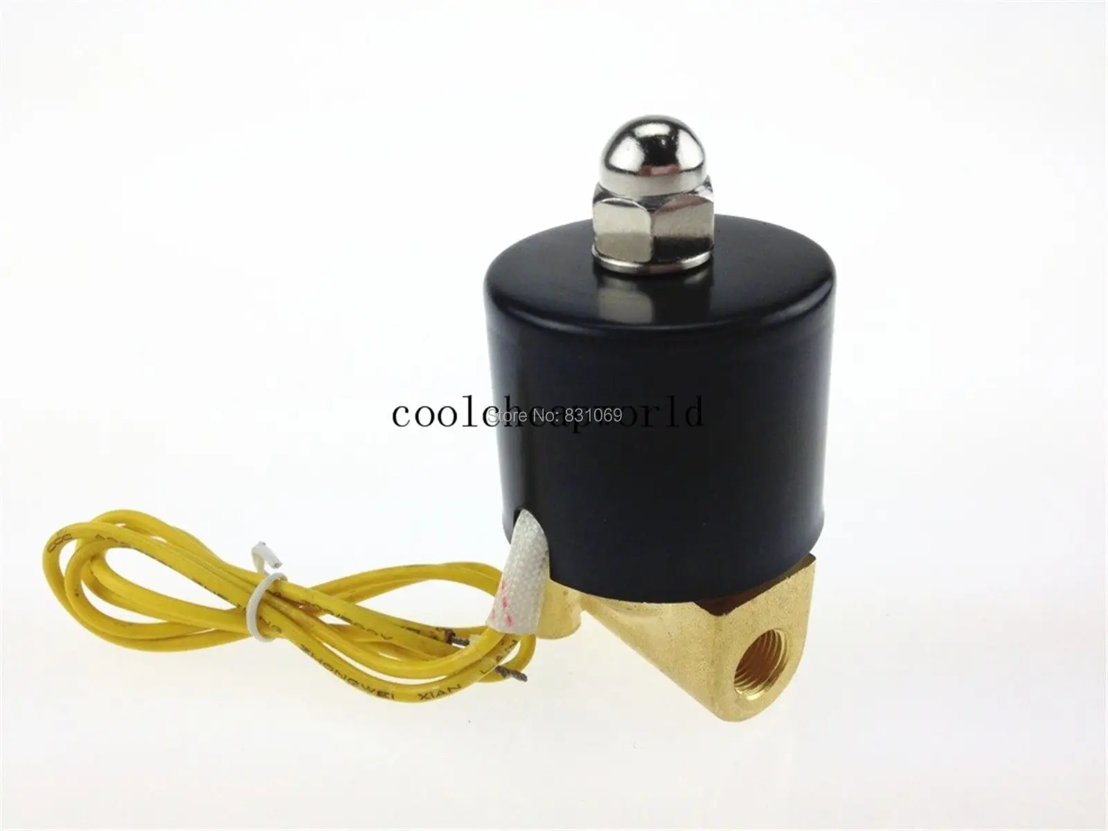 

1piece 24VDC 1/8" Electric Solenoid Valve Water Air N/C NC Normal Close Brand New