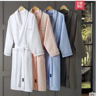 

adultl bathrobe cotton nightgown absorbent bath towel