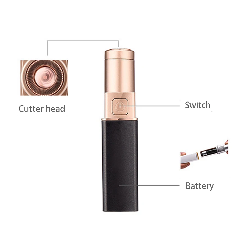 Women Electric Eyebrow Epilator Shaver Brows Hair Remover Instant Painless Electric Face Epilator Portable Dropshipping   (1)