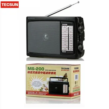 

Retail-Wholesale TECSUN MS-200 Radio FM/MW/SW Radio Multiband Radio Receiver Dual Conversion Portable Audio Radio Portable