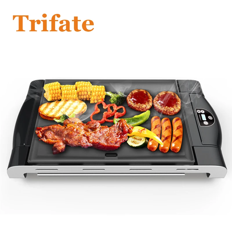 KL D3600 Smart Touch Control Multifunctional 1200W Electric Pan Grill