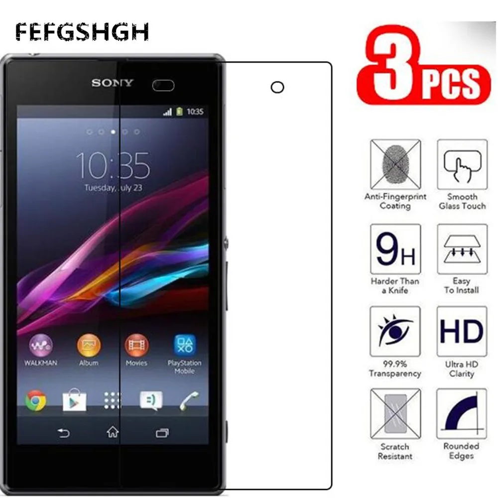 Закаленное стекло 9H для Sony Xperia Z1 Защита экрана L39h C6903 C6906 защитная пленка |