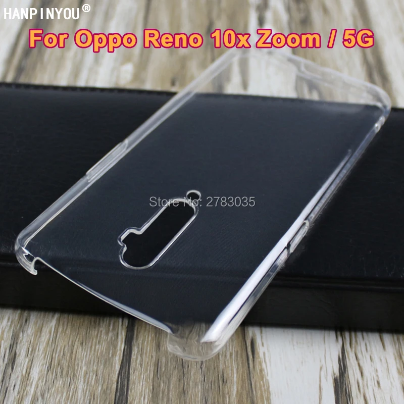 

For Oppo Reno 10x Zoom / 5G 6.6" Slim Crystal Clear Transparent Soft TPU Back Case Protection Skin Camera Protect Cover