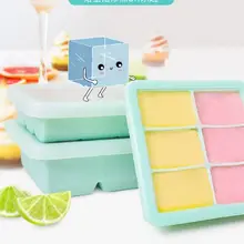 Японский силиконовый лоток для льда Форма для изготовления мороженого коробка-форма с крышкой