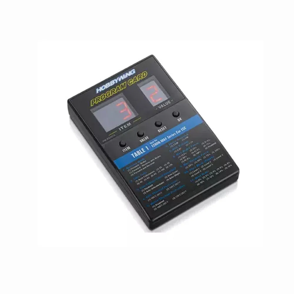 

Hobbywing RC Car Program Card LED Program Box 2C Programm Card For XERUN Series Car Brushless ESC