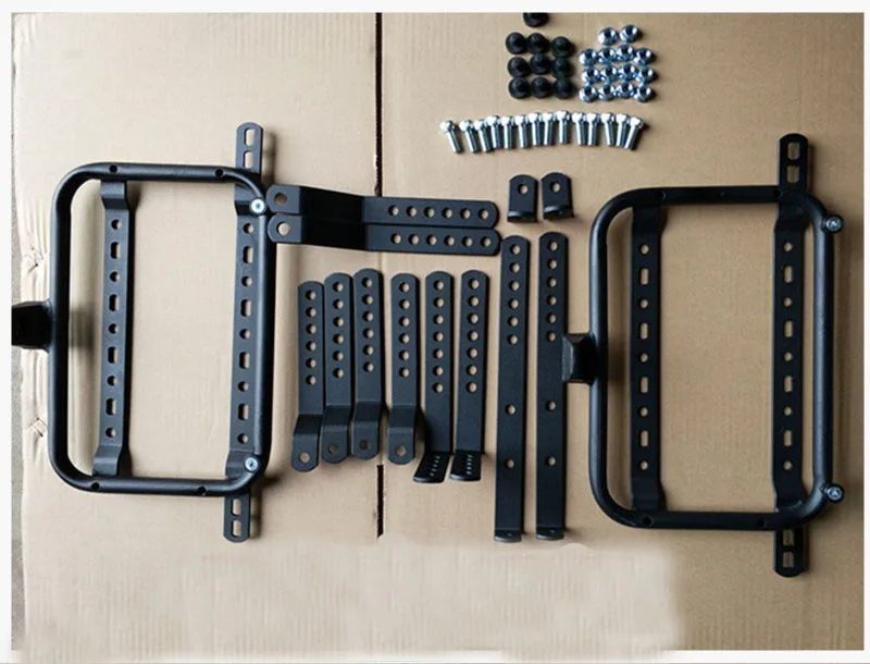 

Strong Universal Carrier Motorcycle Side Rear Luggage Boxes Cases Mounting Racks Brackets