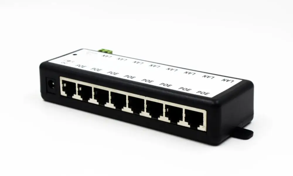 POE инжектор 4 порта 8 портов для ip-камер видеонаблюдения мощность по Ethernet IEEE802.3af