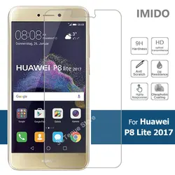 С уровнем твердости 9 H стеклянная пленка Премиум для Huawei P8 Lite 2017 переднее закалённое защитное Стекло Экран Защитная крышка на P8Lite 2017 P 8 PRA-LX1