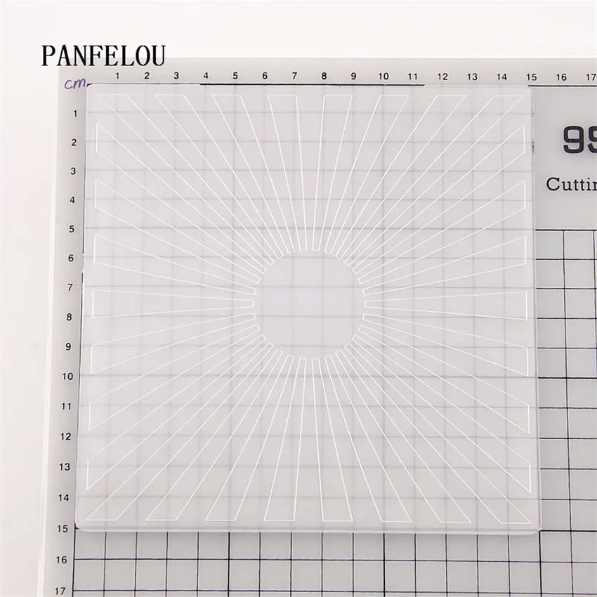 PANFELOU теплые лучи солнца папки для тиснения пластик для скрапбукинга DIY шаблон помадка торт фотоальбом открыток