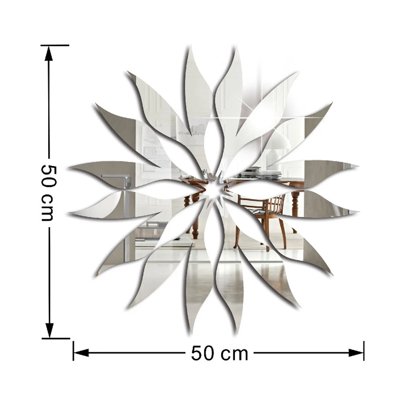 3D креативная Геометрическая абстрактная акриловая зеркальная Настенная Наклейка солнцезащитный дизайн настенная художественная наклейка s для спальни гостиной домашнее украшение