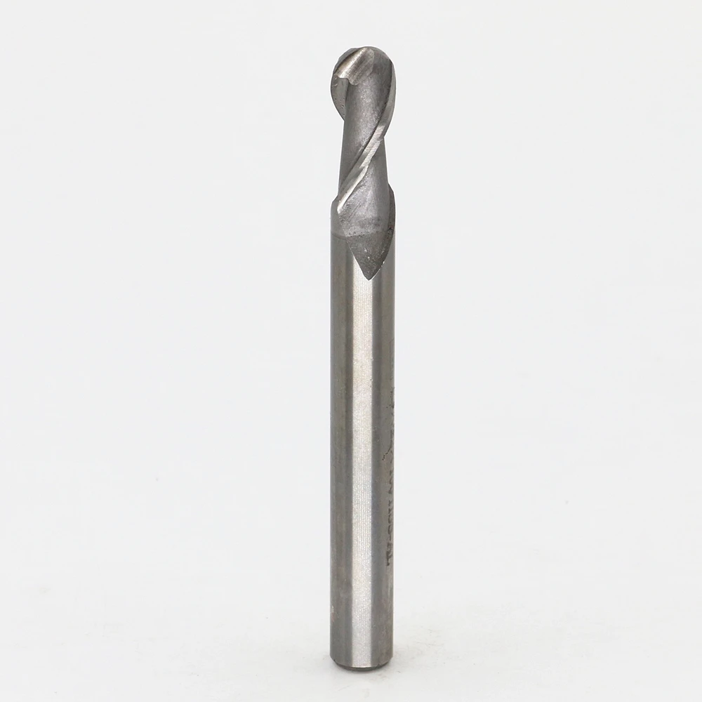 

New 2Flute R5 Head 10mm Ball mills Milling tools Ball end mills CNC tools W4Mo3Cr4V1 HSS & Aluminium R5*10*22*100mm