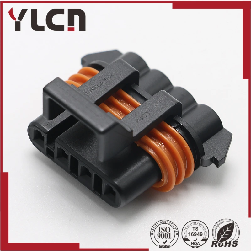 

Free shipping Delphi 4 Way Black 150 Sealed Female Connector, Max Current 14 amps for BUICK/DLX/Haima 12162144