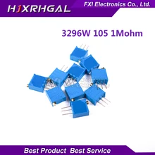 10pcs 3296W-1-105LF 3296W 1M ohm 105 3296W-1-105 3296W-105 W105 Trimpot Trimmer Potentiometer