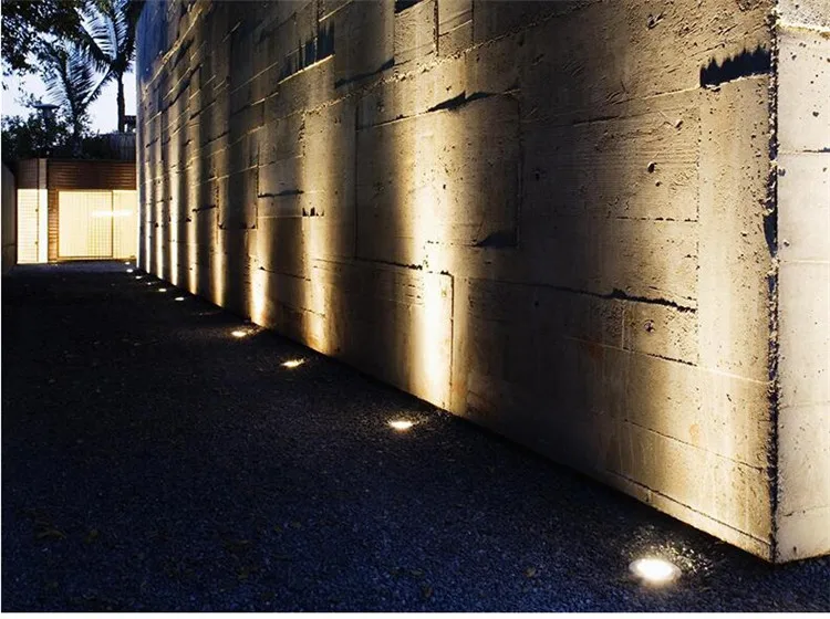 Conduziu a Lâmpada Subterrânea do Jardim ao ar Lâmpada de Assoalho Impermeável Branco Escudo Livre Ac85-265v - Dc12v Led Undergroud Iluminação Ip68 6 w 14 Cheap Lâmpadas subterrâneas