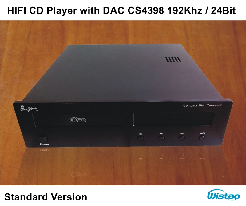 HIFI CD плеер с DAC CS4398 192 кГц/24 бит Высококачественная стандартная версия механизмом