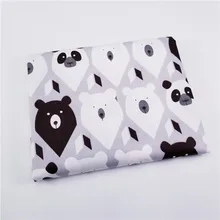 Мультфильм Twill Ткань стиле ручной работы; Прошитые мужские Материал хлопчатобумажных тканей для шторы в стиле пэчворк пэчворка DIY 50x40 см