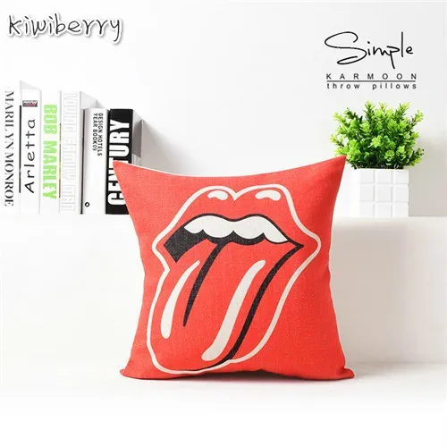 

Kiwiberry Mordern Style Square Decorative Cushion Make Up Pillow Home Decor Textile 45X45CM Funk Pop