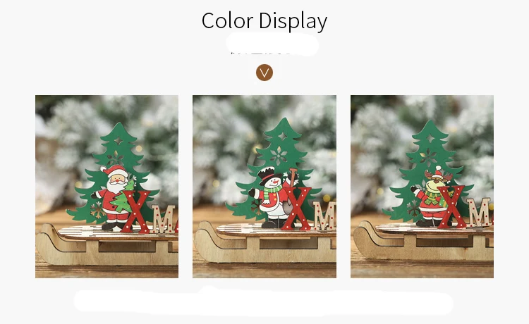 Креативные DIY деревянные Санты снеговик орнамент «Новогодняя елка» новогодние подарки рождественские украшения ваш дом Navidad