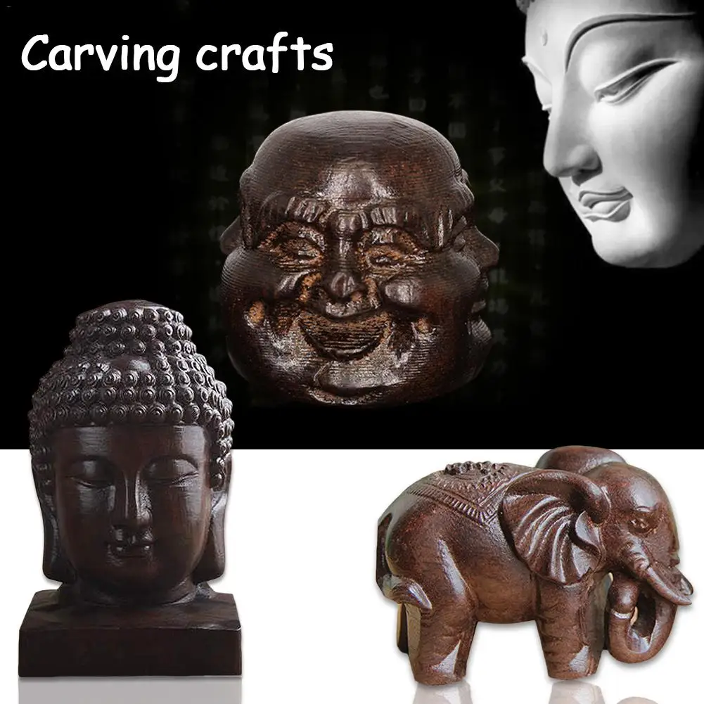 Regalo de la suerte de la decoración de la Boutique de tallado de madera bendición de Buda artes y artesanías estatua decoración del hogar Regalo de la suerte de la decoración de la Boutique de tallado de madera bendición de Buda artes y artesanías estatua decoración del hogar