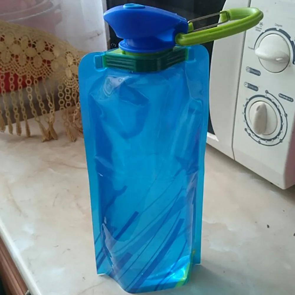 

Cycling Camping Hiking Outdoor Sport Water Bottle Sports Kettle Cup Water Bottle Squeeze Bag Folding Drinking Soft Water Bottles