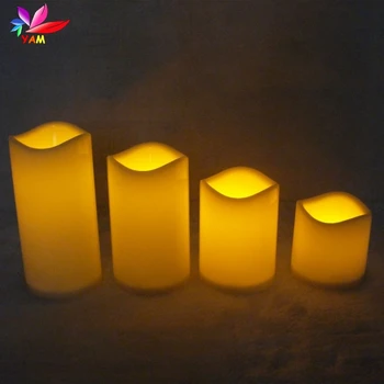 

Romantic Flameless LED Electronic Candles Light Wedding Scented Wax Home Decor