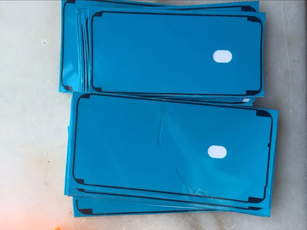 

5pcs/lot Stickers Adhesive Sticker for iphone 6S 4.7 LCD touch screen Waterproof sticker Sealant screen black/white