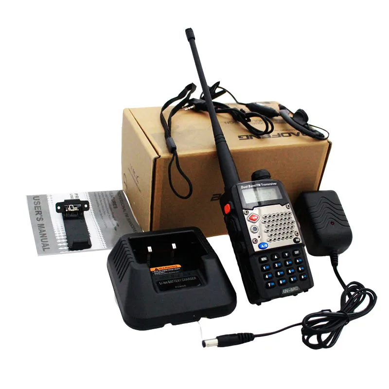 

BaoFeng UV-5RD Walkie Talkie / Bicycle Bag / Speaker Mic / Antenna / Programming Cable / Earpiece / Case Holder / Charger
