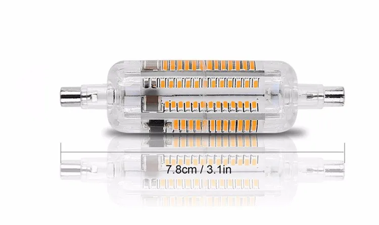 Новые r7s светодиодный светильник 10 Вт 15 Вт SMD3014 78 мм 118 мм СВЕТОДИОДНЫЙ R7S лампа 220- 240 В энергосберегающие заменить галогенные света лампада Luz