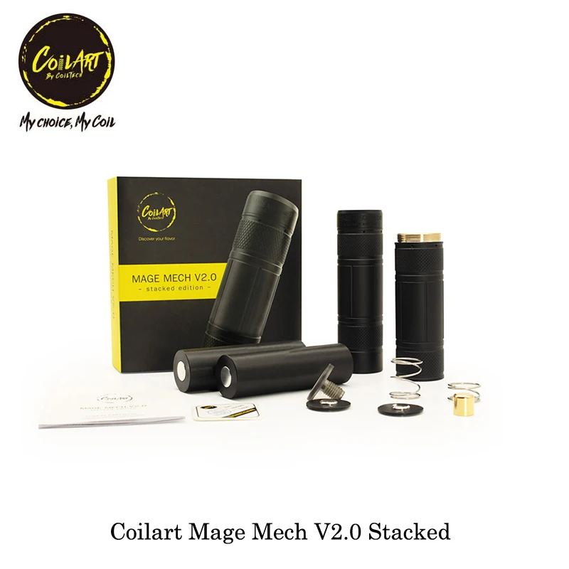 Оригинальный coilart Mage мех V2.0 наборный издание мех Mod электронная сигарета 25 мм работает на 18650/20700/21700 Vape испаритель