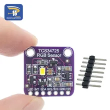 TCS34725 низкая мощность ИК блокирующий фильтр RGB светильник датчик цвета распознавание Diy Kit Электронная Печатная плата для Arduino программируемый