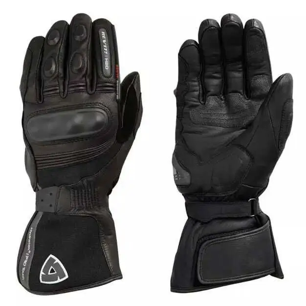 

2018 New Netherlands REVIT Summit H20 Leather waterproof winter motorcycle gloves Riding racing glove long style good quality