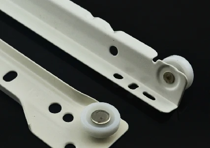 

Hardware drawer track two slide rails computer desk keyboard shelf wardrobe closet mute pulley